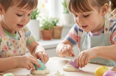 🥚✨ Zaubereier, Frühlingsfarben & Toben