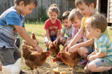 🐔🌾 Hühner füttern & danach auf den Spielplatz